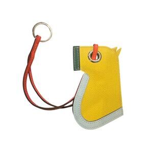 Hermes Epsom Camail Key Holder Bag Charm